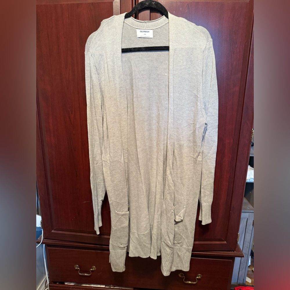 Old Navy Gray Cardigan Sweater